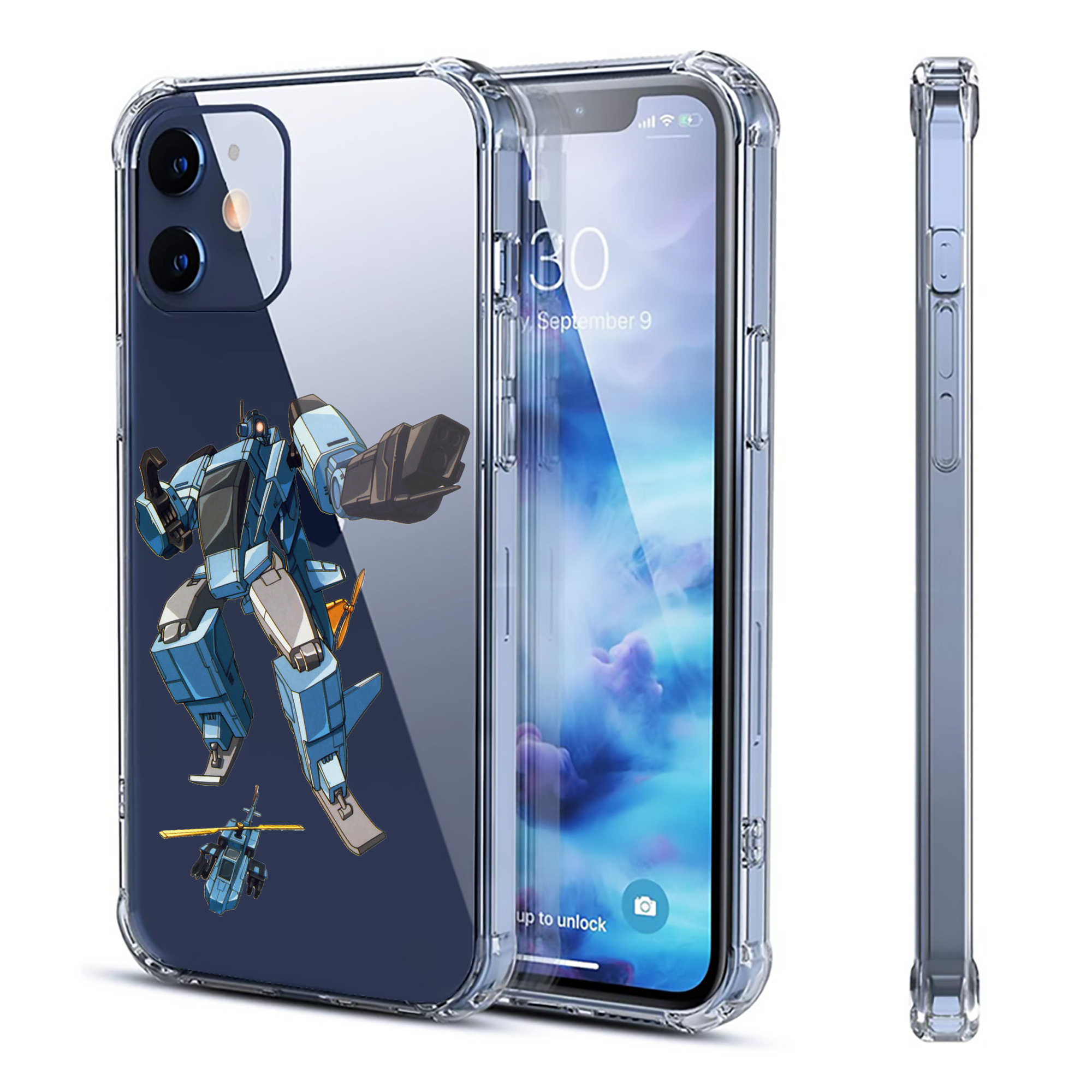 （画像用）  【iPhone 12シリーズ対応】透明スマホケース（クリアソフトケース）